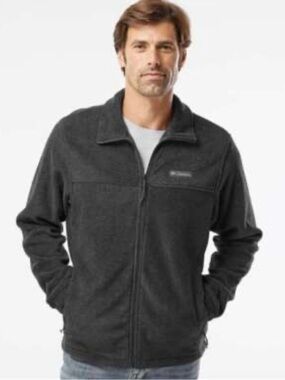 Columbia Men’s Steens Mountain 2.0 Fleece Jacket Charcoal Gray Medium